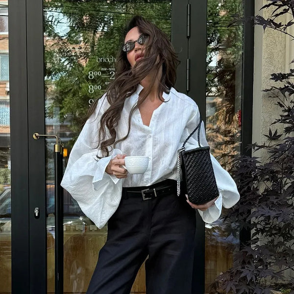 Everyday Classic White Button Shirt
