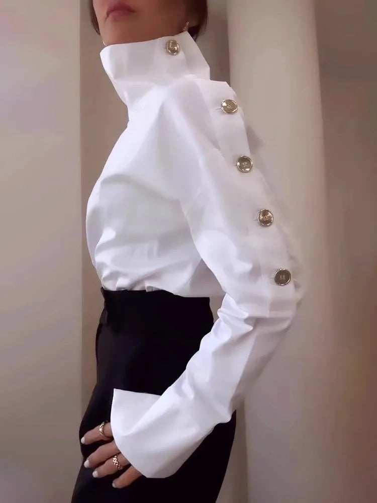 Everyday Classic White Button Shirt