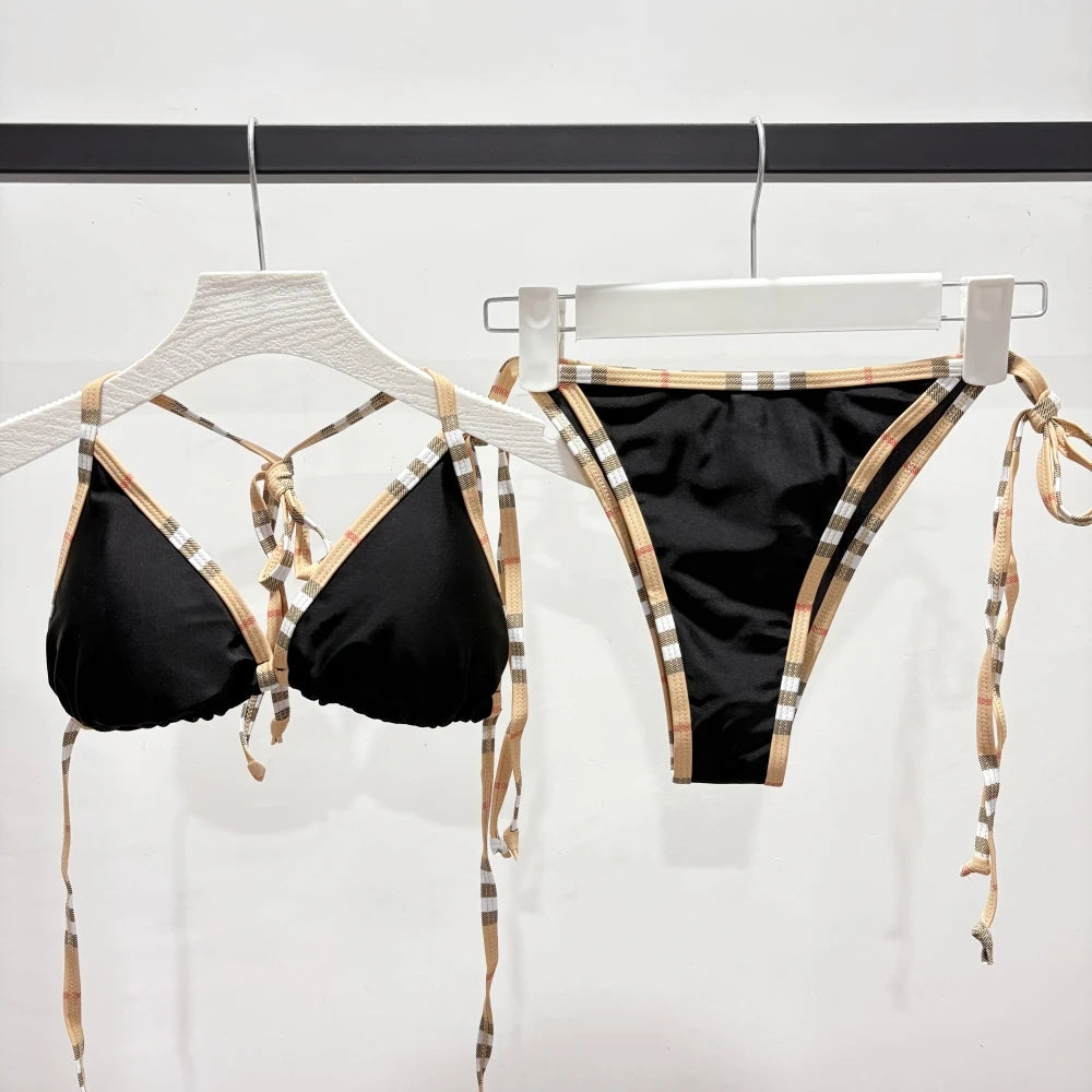 Bikini Chic Black Luxe Set