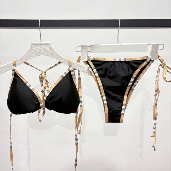 Bikini Chic Black Luxe Set