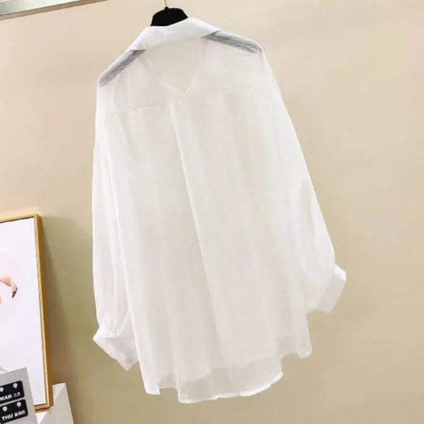 Breezy Sunshield Lightweight Chiffon Shirt