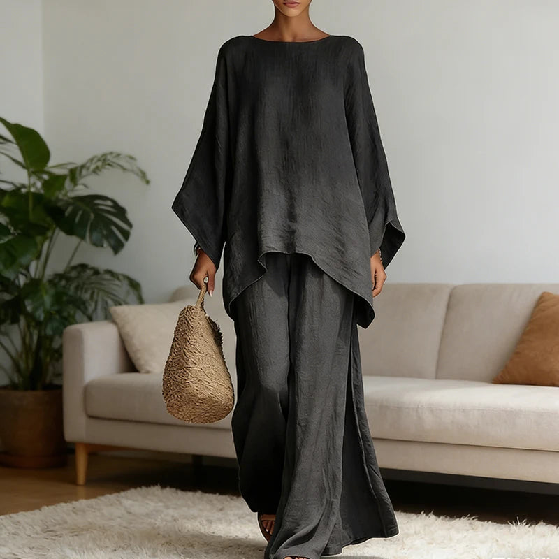 Flowy Chic Linen Outfit Set
